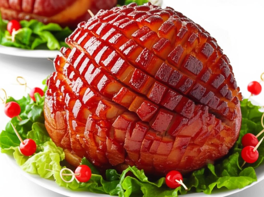 Baked Ham with Sweet Glaze