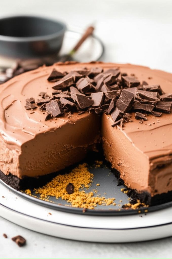 Best No-Bake Chocolate Cheesecake