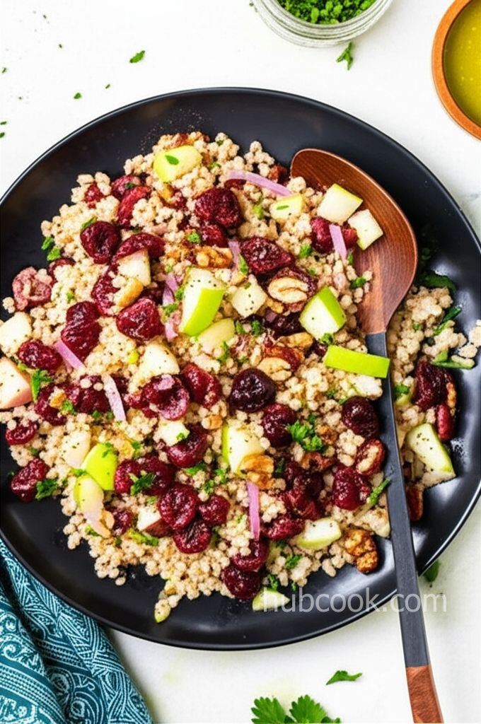 Cherry Farro Salad with Sweet Vinaigrette