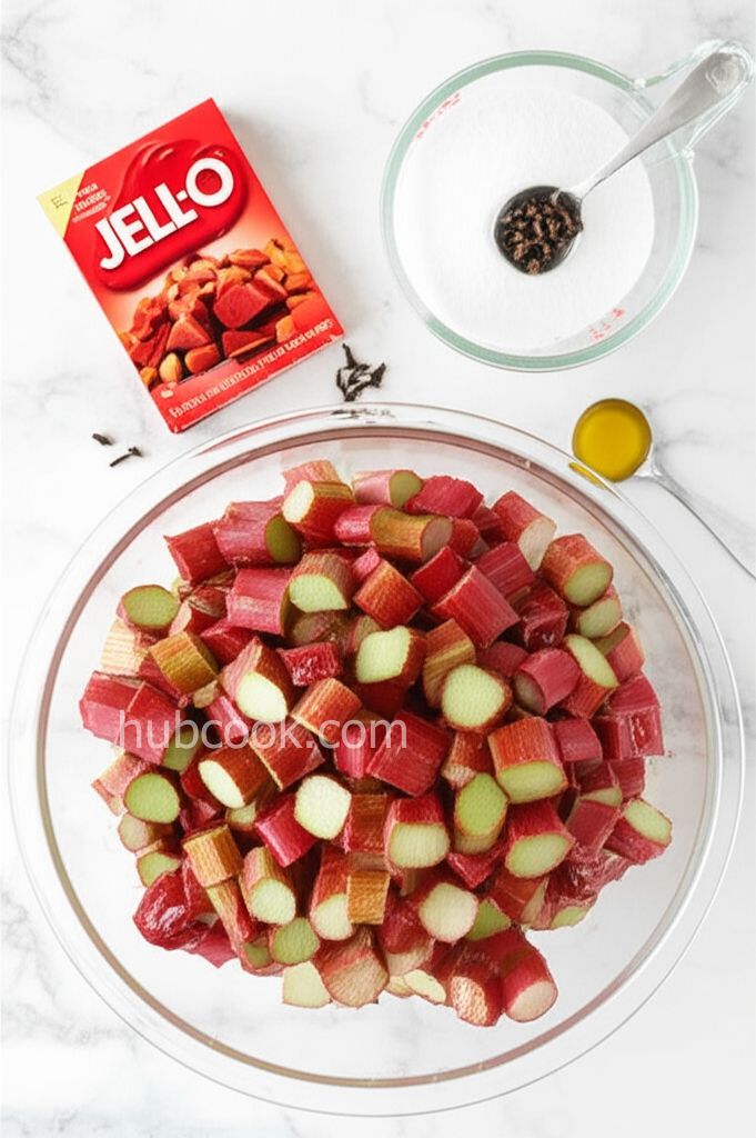 Grandma's Stewed Rhubarb