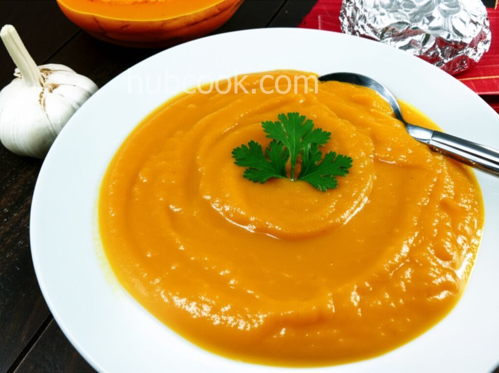Roasted and Curried Butternut Squash Soup