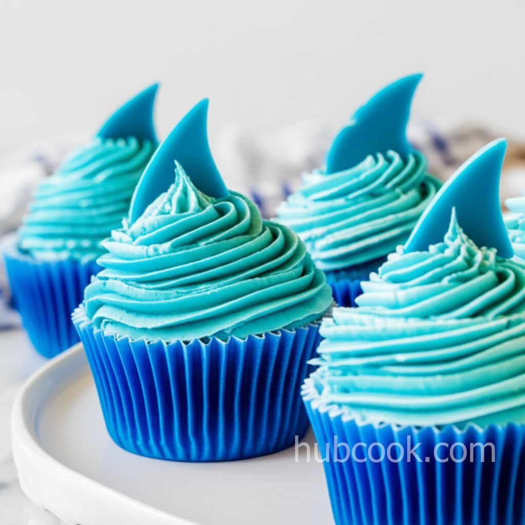 Shark Cupcakes