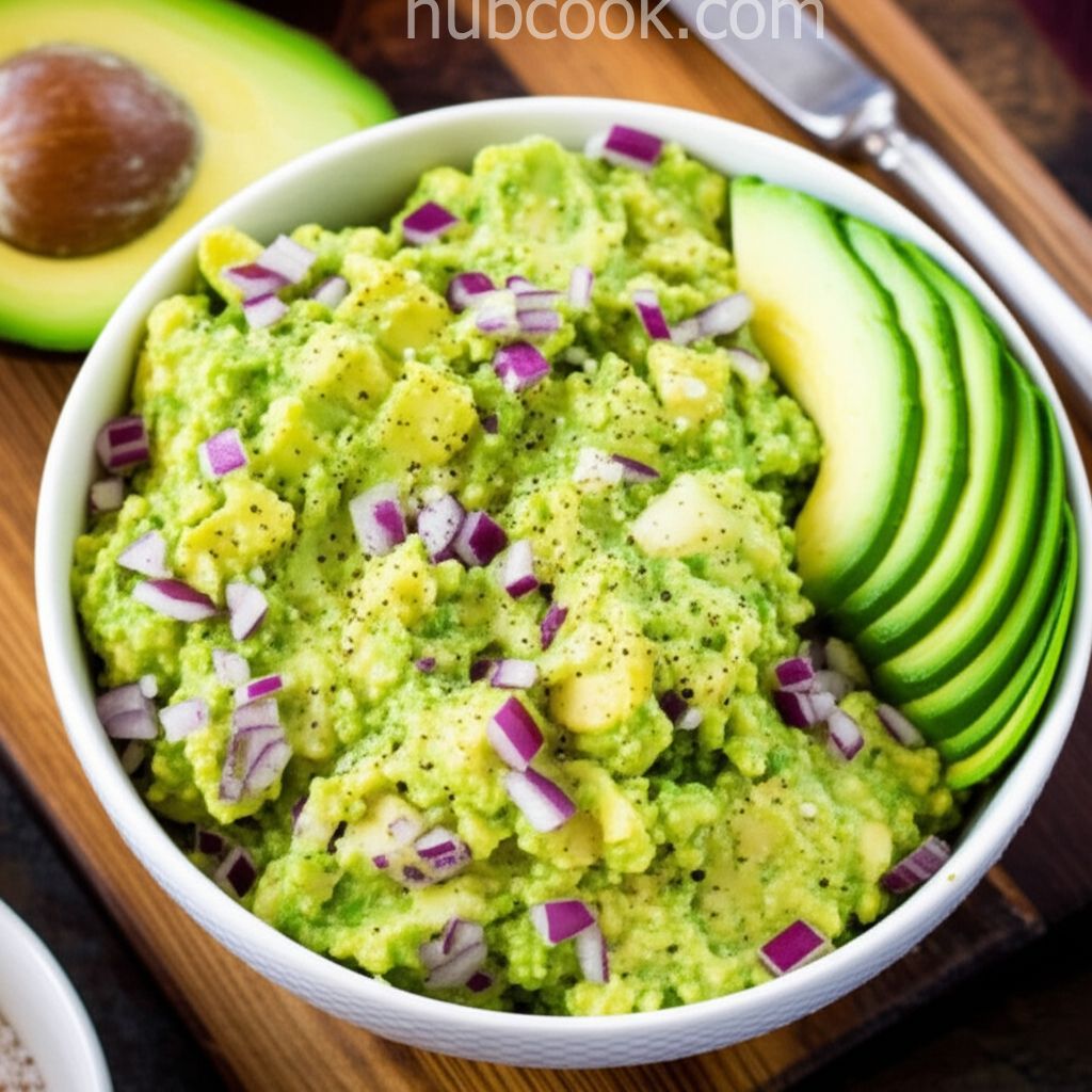Stella's Avocado, Egg, and Onion