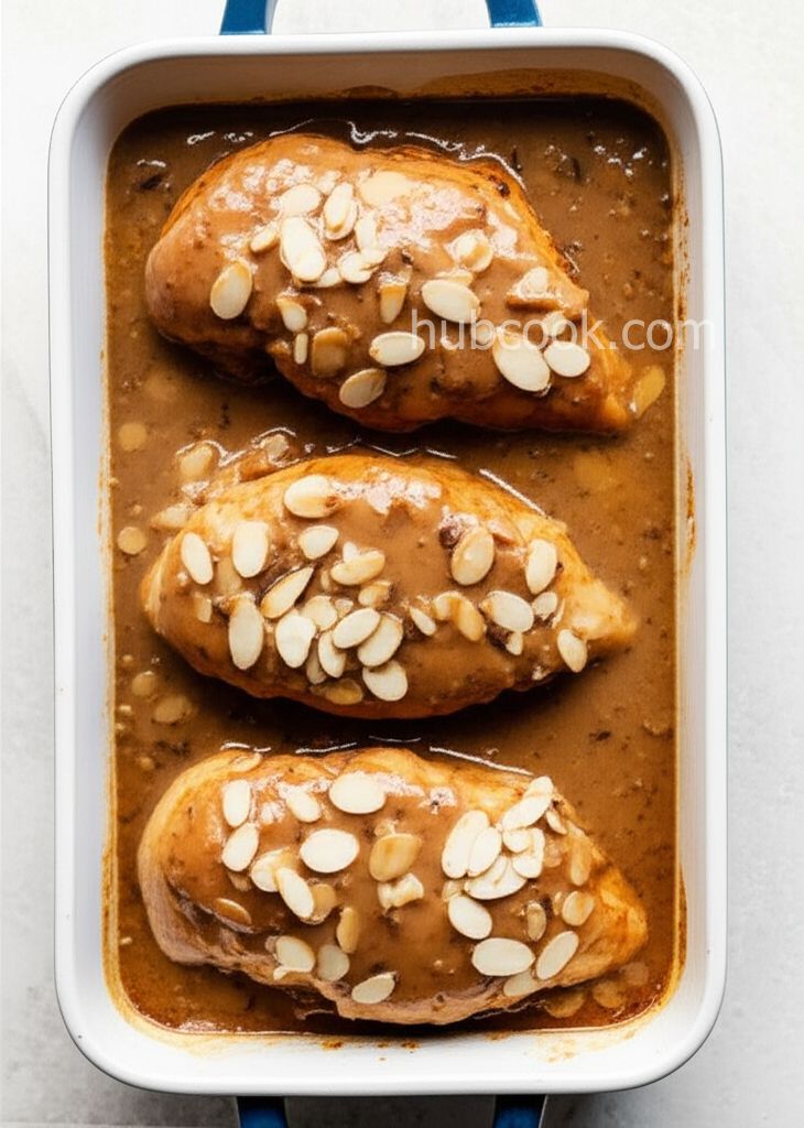 White Wine Almond Chicken