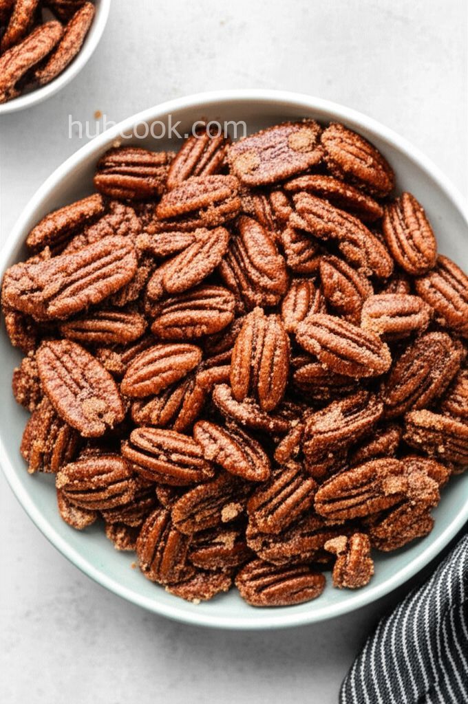 Air Fryer Sugared Pecans