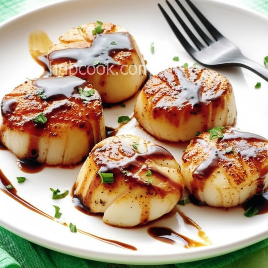 Balsamic-Glazed Sea Scallops