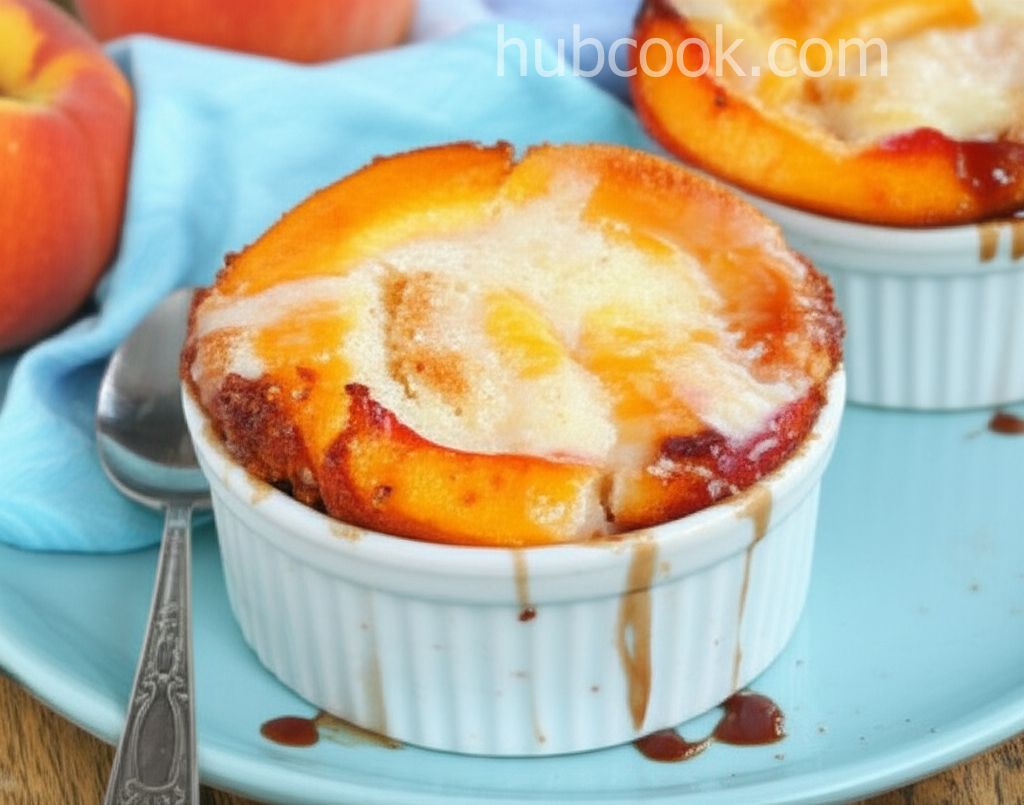 Basil Peach Pepper Parmesan Cobbler