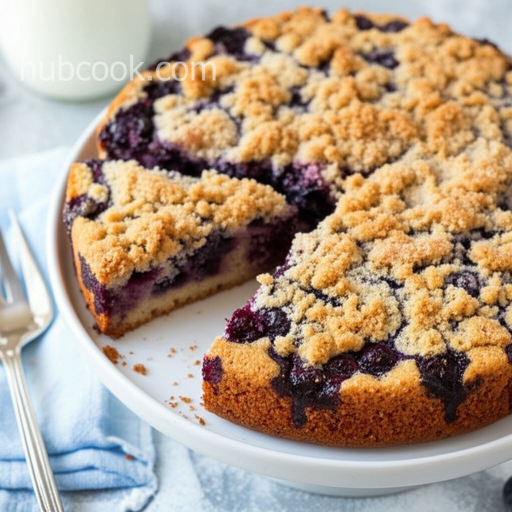 Blueberry Breakfast Crumb Cake