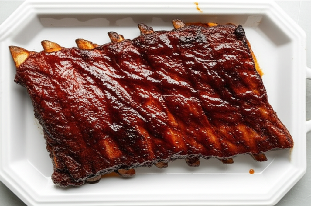 Bourbon-BBQ Glazed Baby Back Ribs