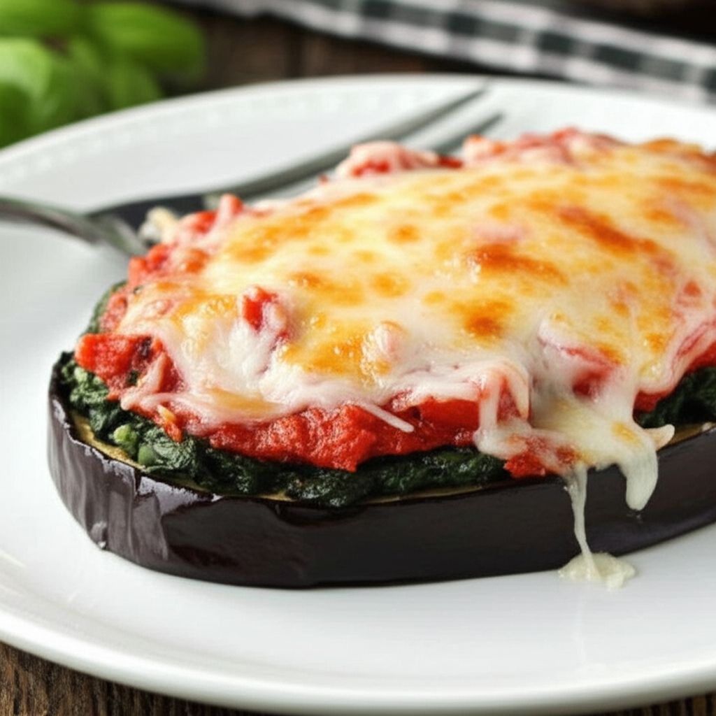 Cheesy Baked Eggplant