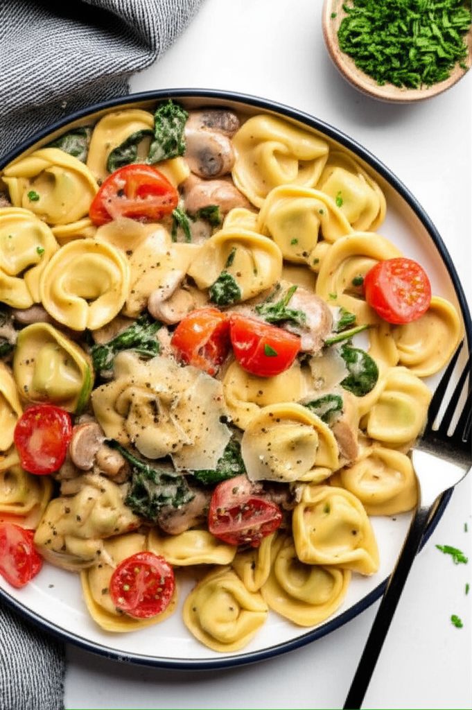 Creamy Spinach Tortellini