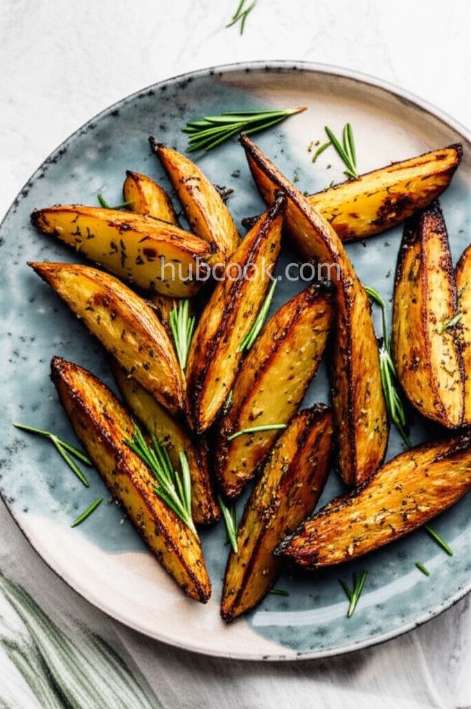Crusty Herb Potato Wedges