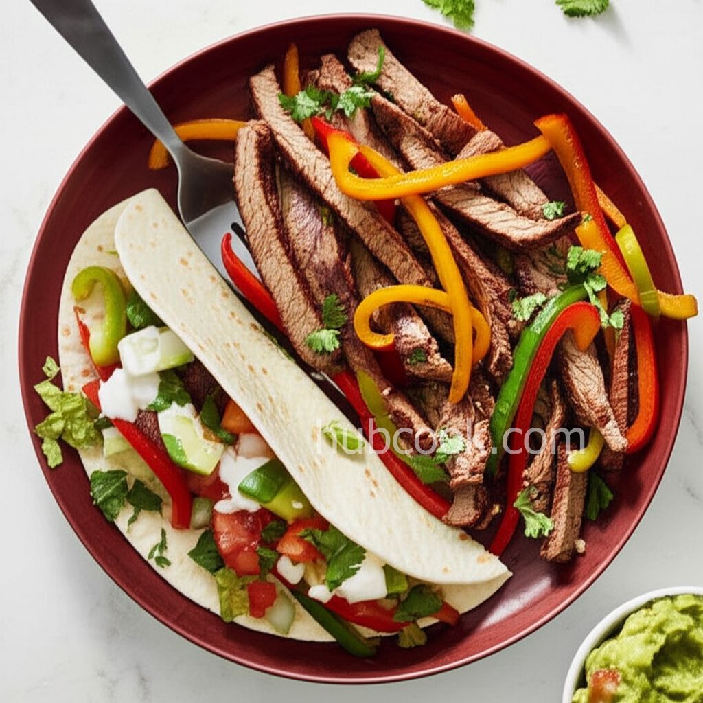 Easy Flank Steak Fajitas
