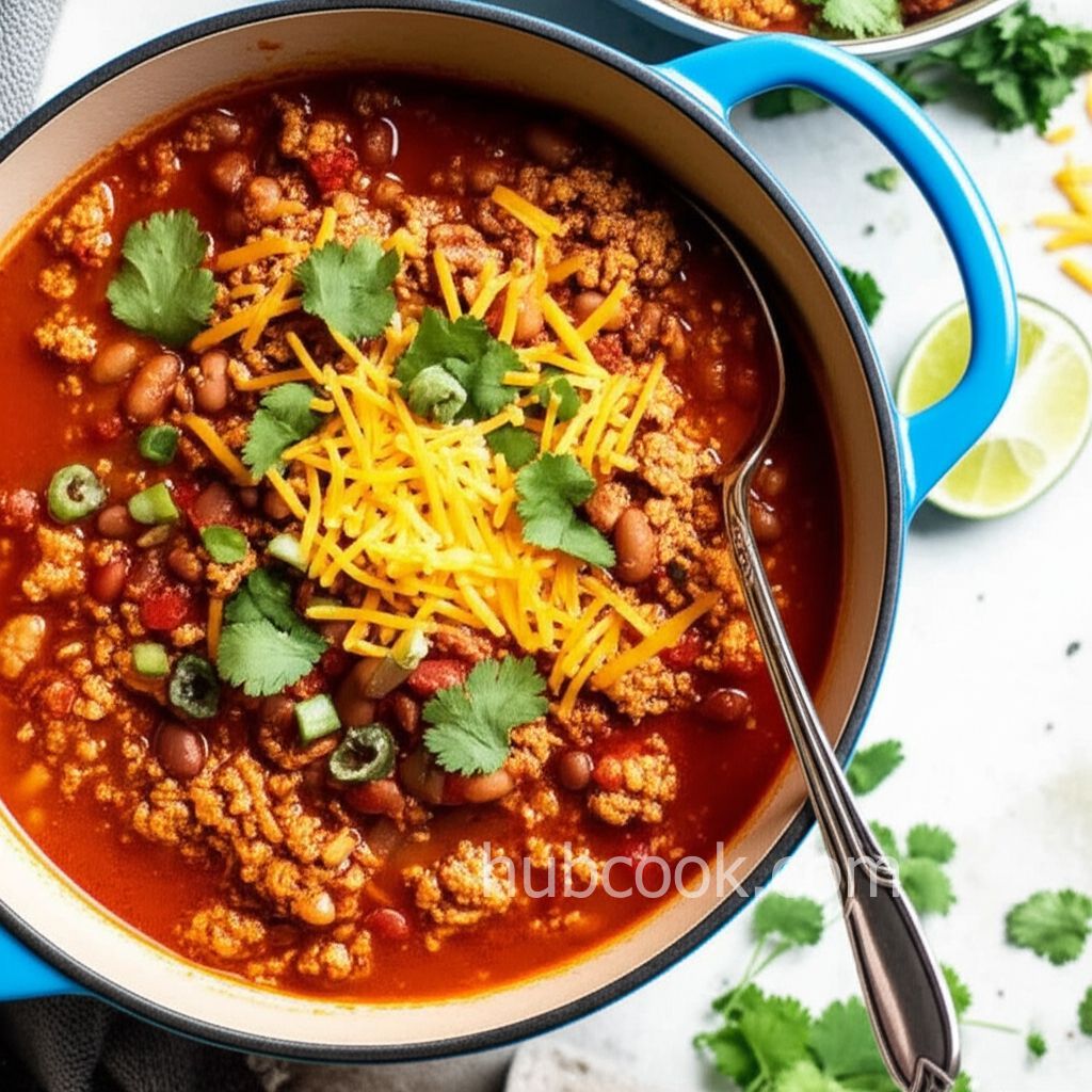 Game Day Spicy Chicken Chili