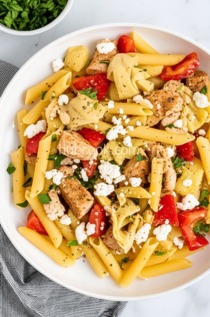 Greek Penne and Chicken