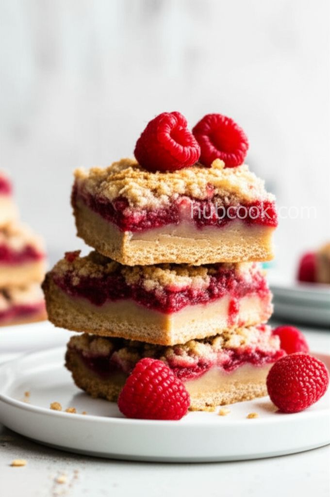 Lemon-Raspberry Oatmeal Crumb Bars