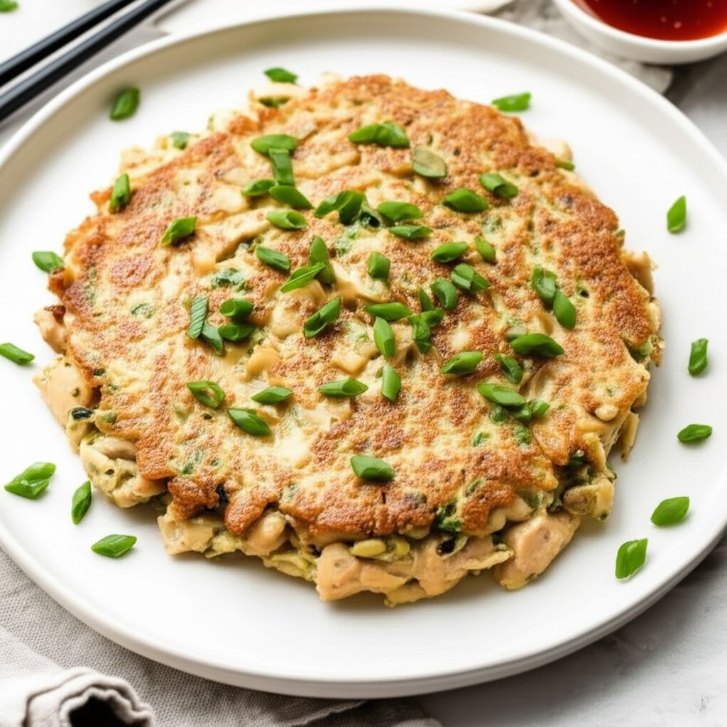 Lighter Chicken Egg Foo Young