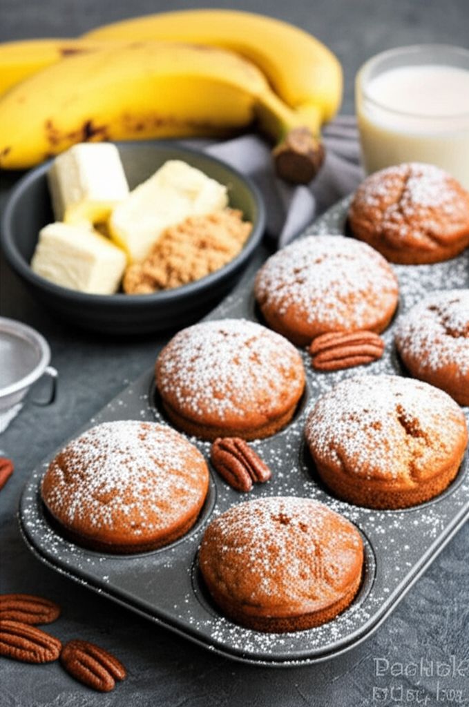 Mini Gluten-Free Banana Coffee Cakes