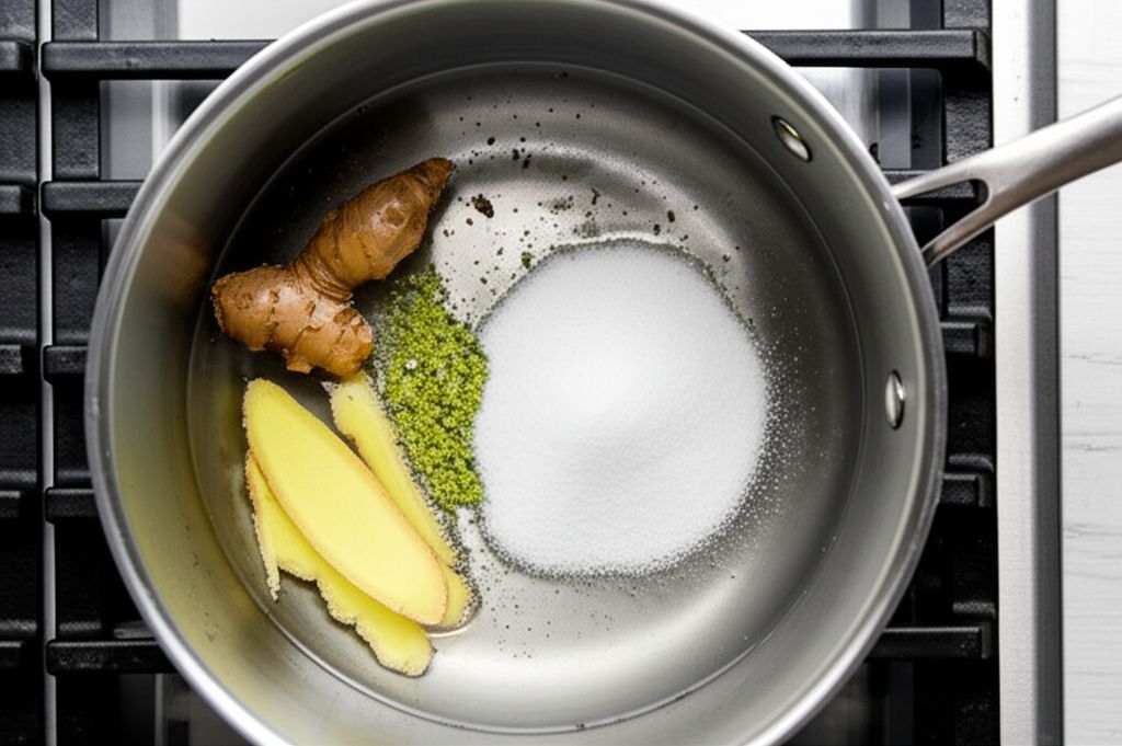 Orange, Mango, and Ginger Sorbet