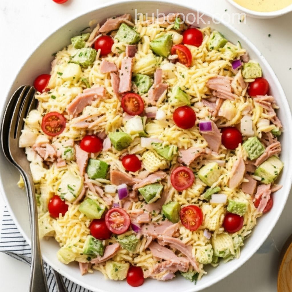 Orzo Ham Salad