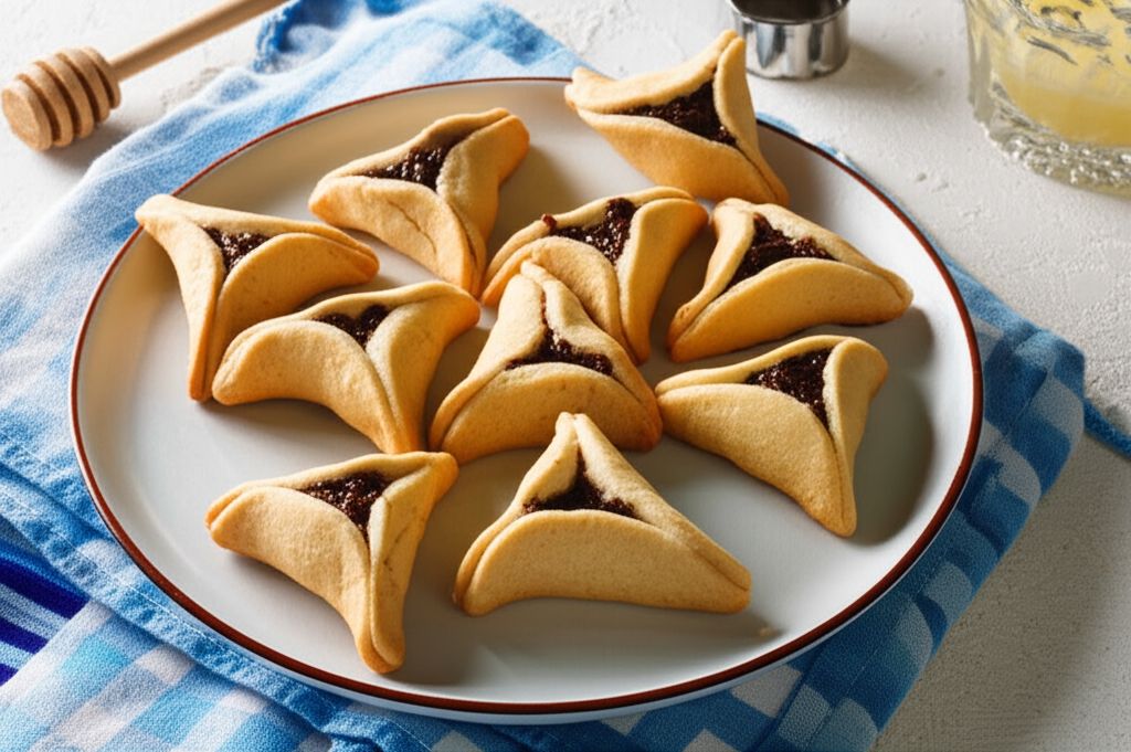 Purim Hamantaschen with Prune Filling