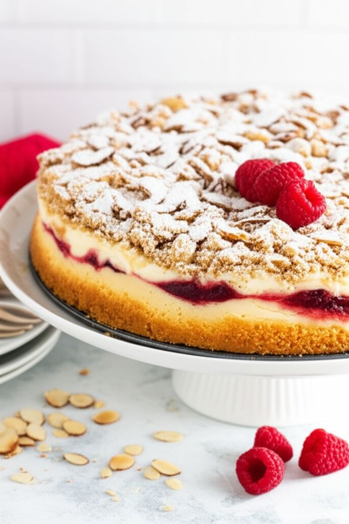 Raspberry Cream Cheese Coffee Cake