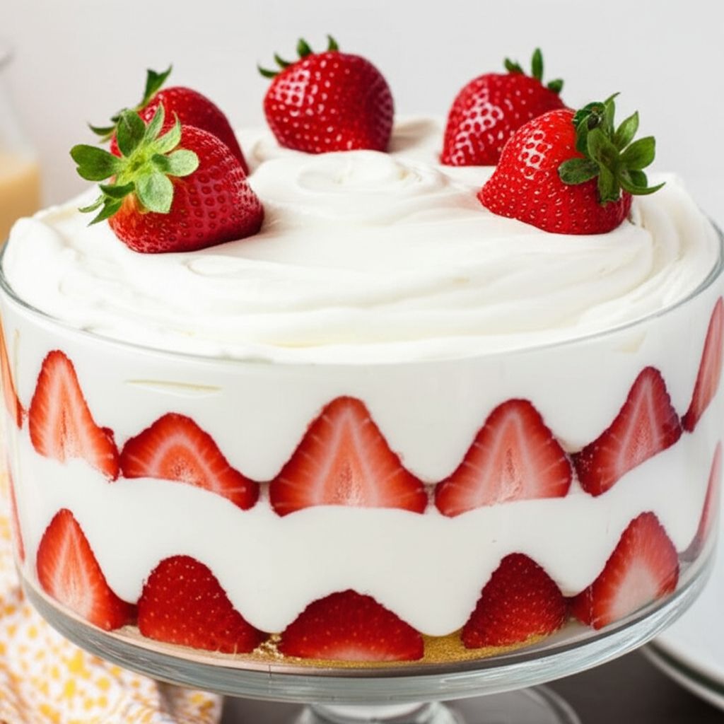 Strawberry Tiramisu Trifle