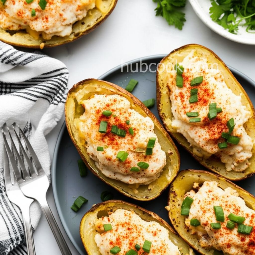 Vegan Double-Stuffed Potatoes