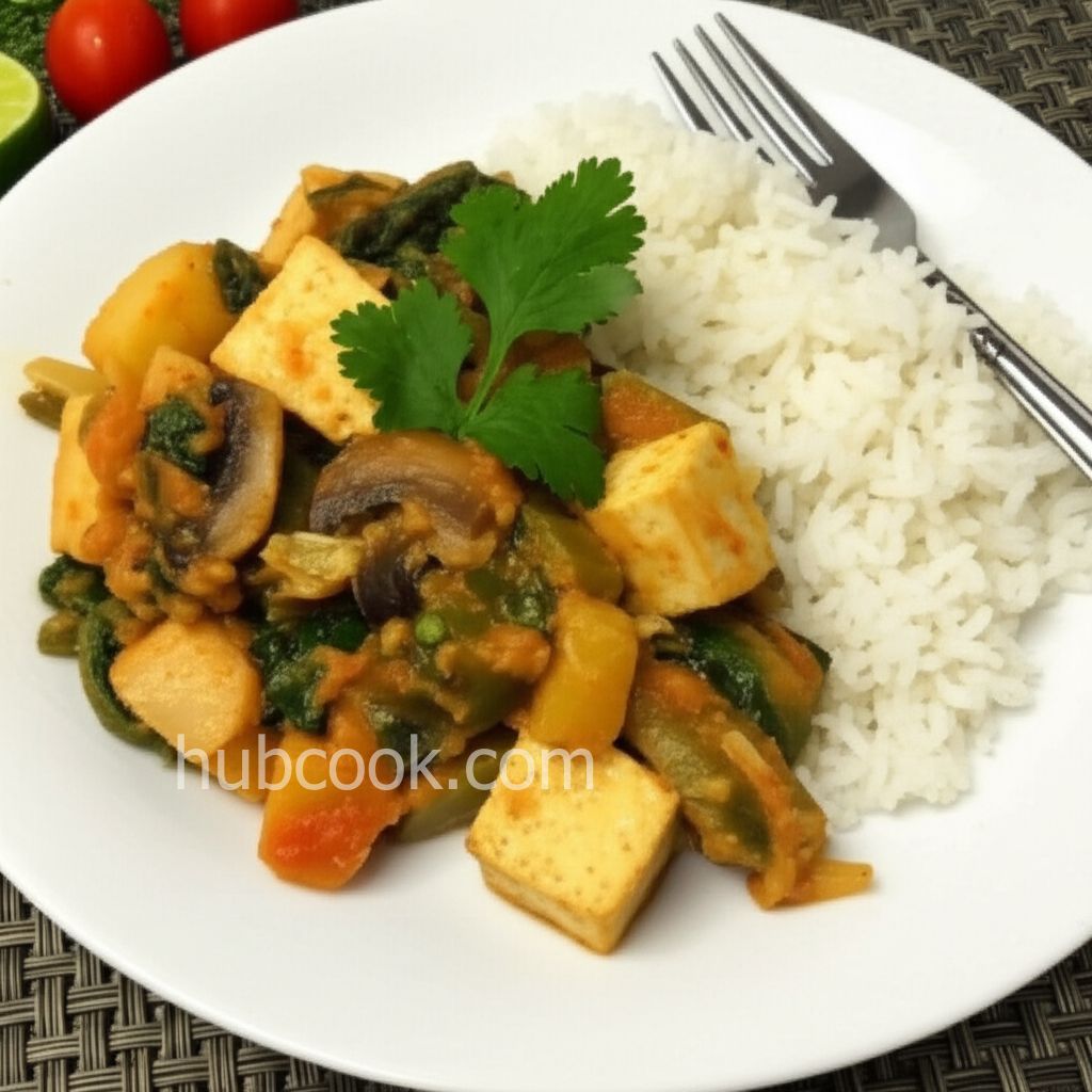 Vegetarian Coconut Curry with Tofu