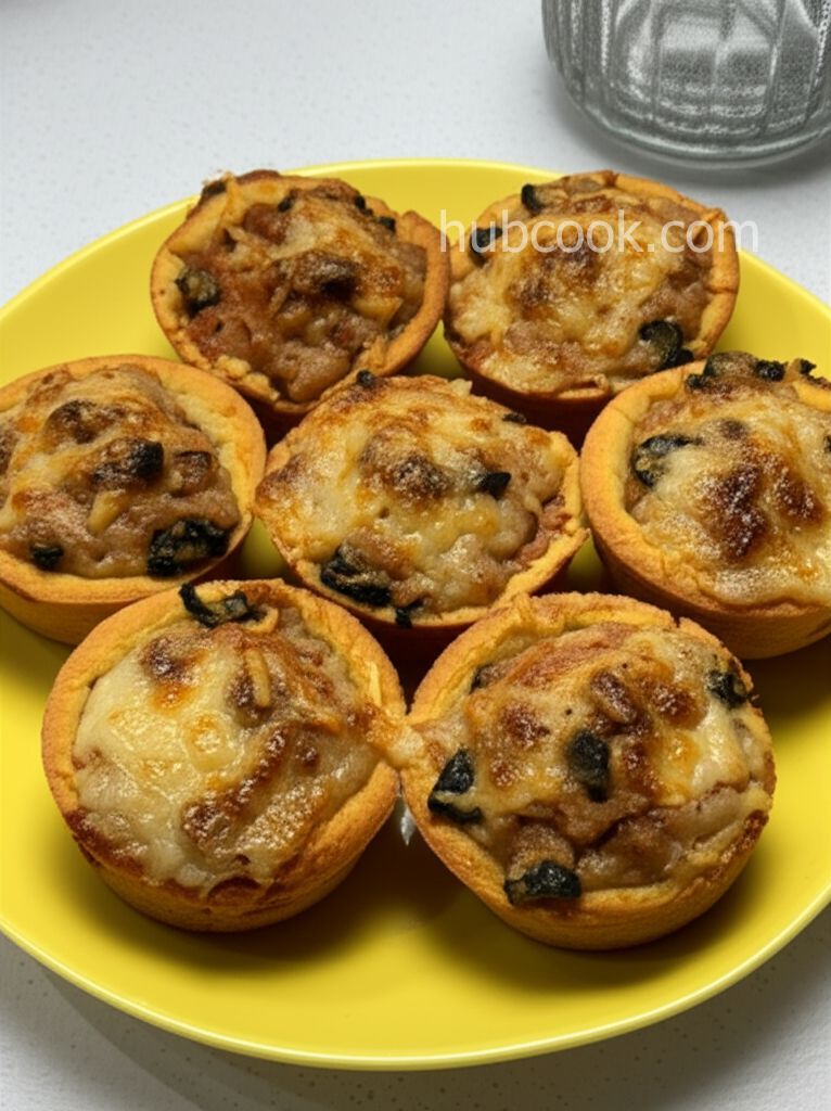 Yummy Pizza Cupcakes