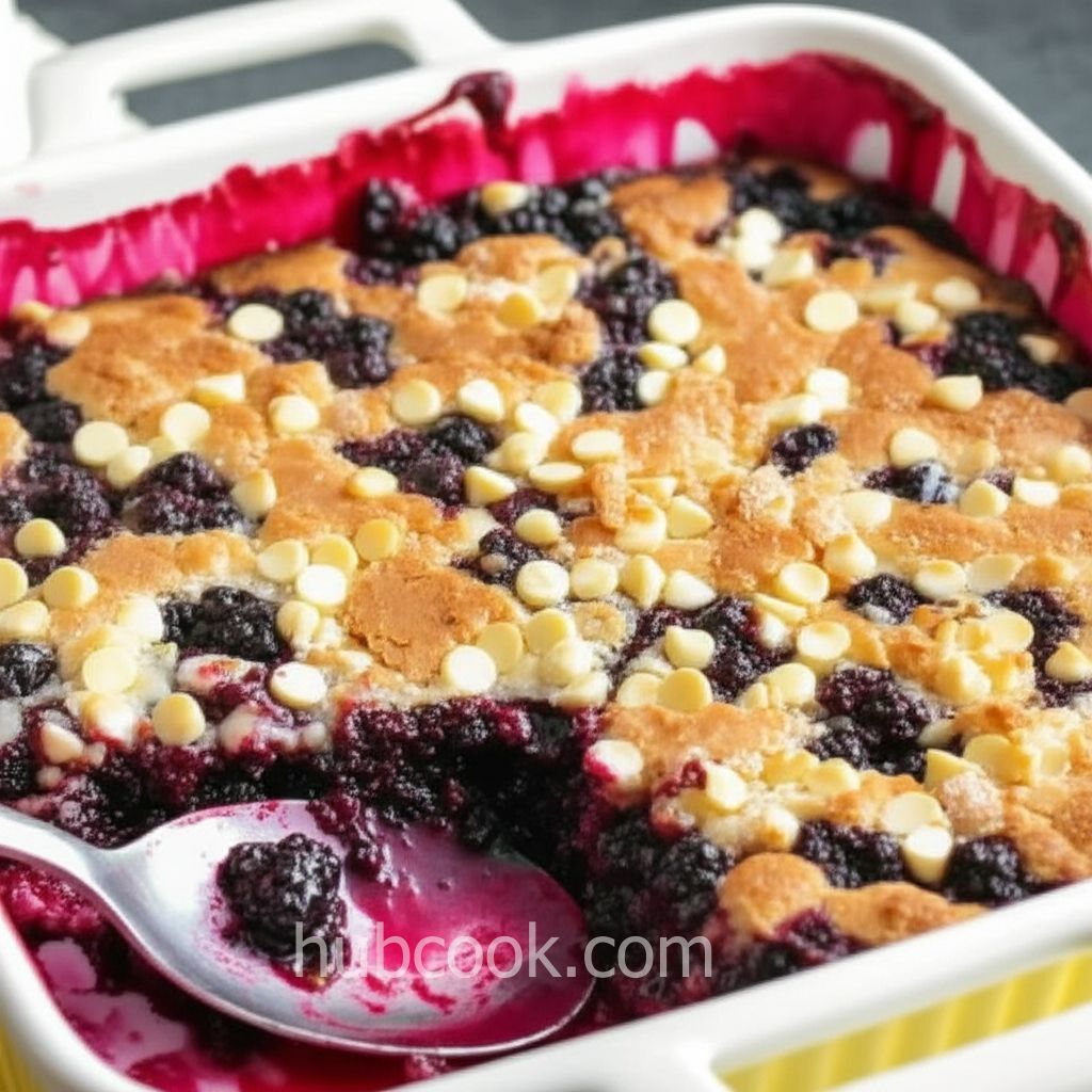 Blackberry and Blueberry Cobbler