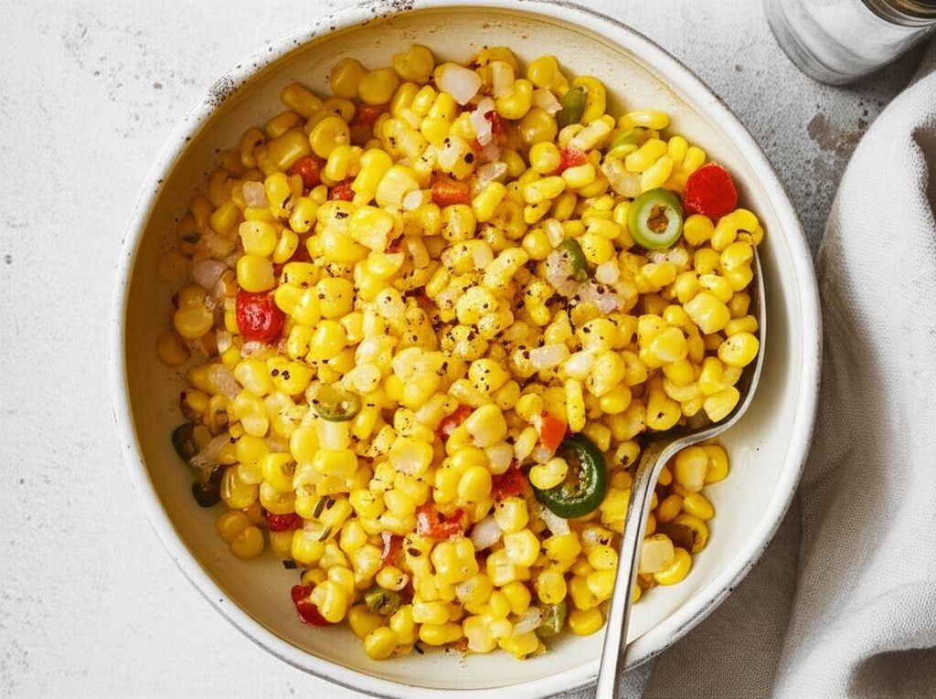 Corn with Jalapenos