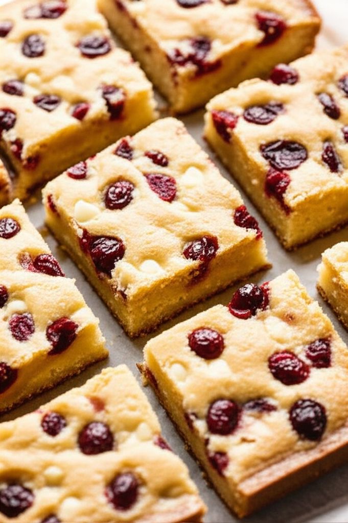 Cranberry-Lemon Blondies