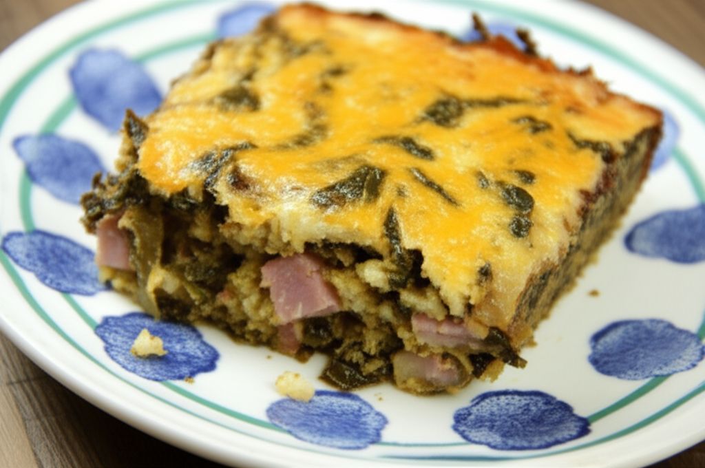 Donnasue's Cornbread Mustard Green Casserole