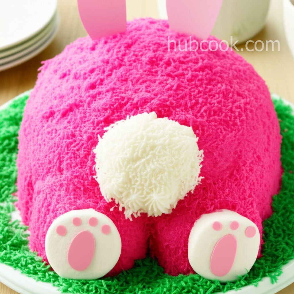 Easter Bunny 'Butt' Cake