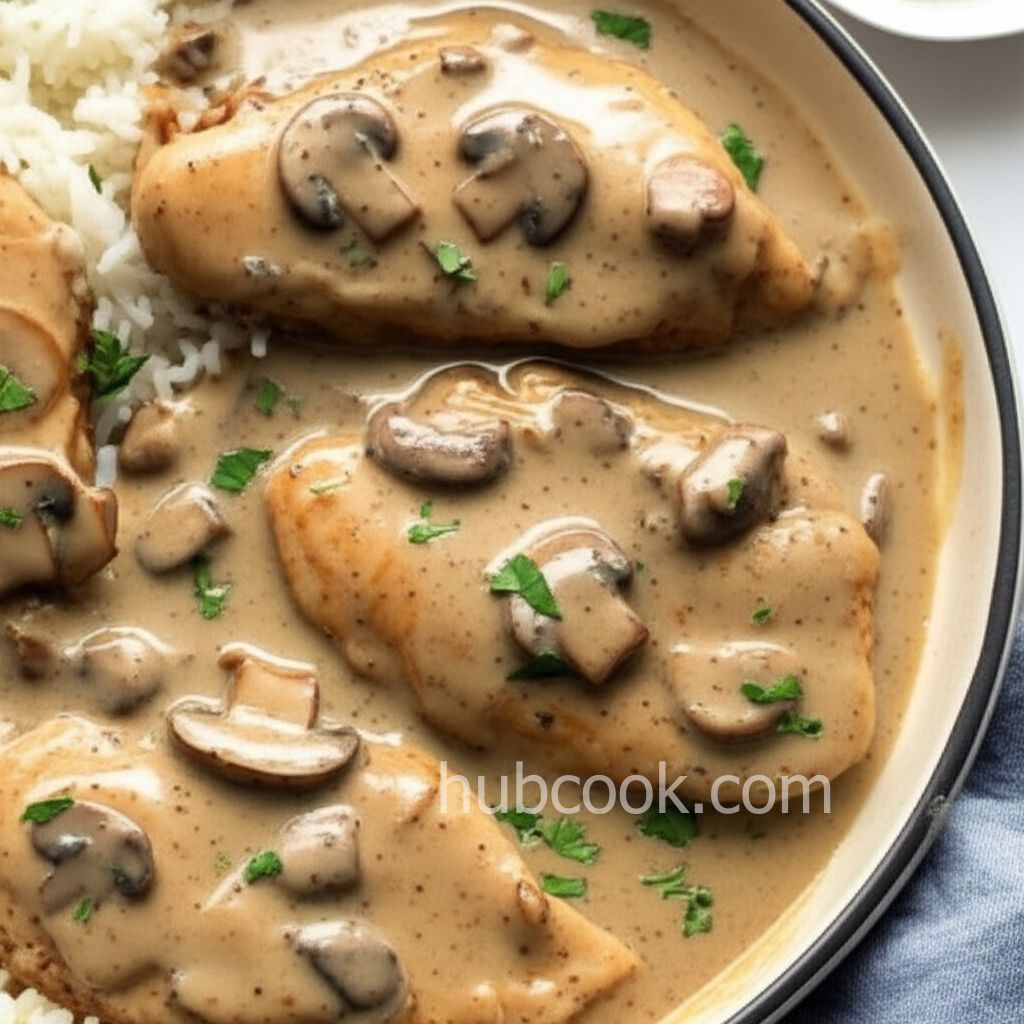 Easy Creamy Peppercorn Chicken
