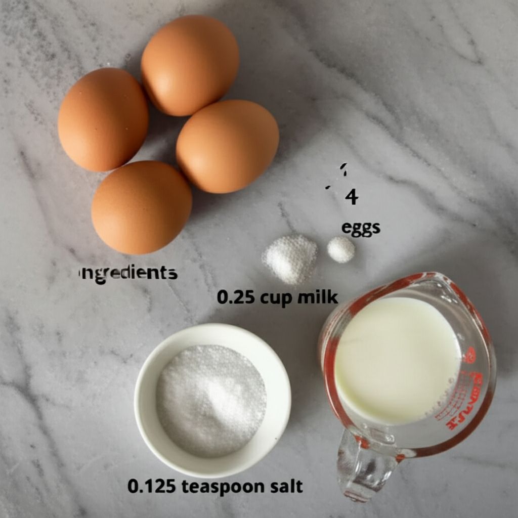 Fluffy Microwave Scrambled Eggs