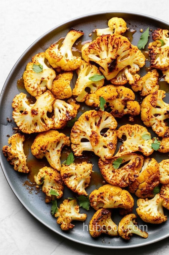 Hot Honey Roasted Cauliflower