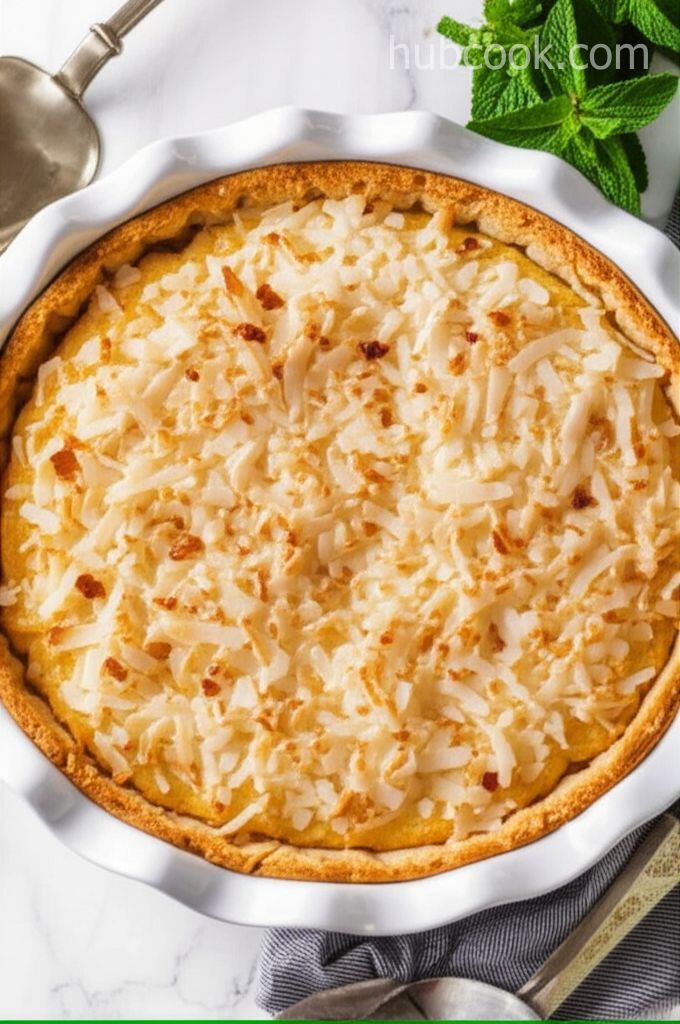 Impossible Coconut Pie