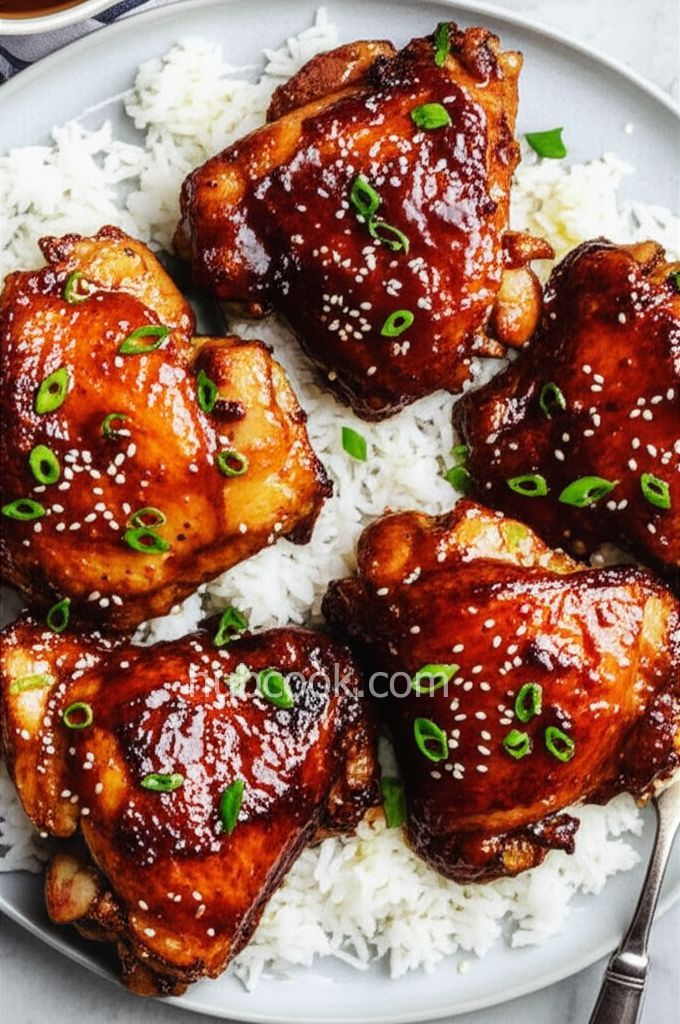 Instant Pot Garlic-Sesame Chicken Thighs