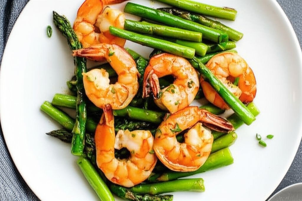 Jumbo Shrimp and Asparagus