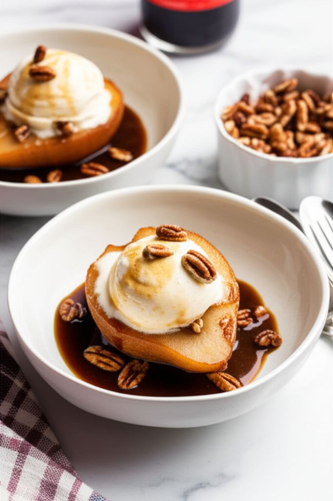 Marsala-Poached Pears
