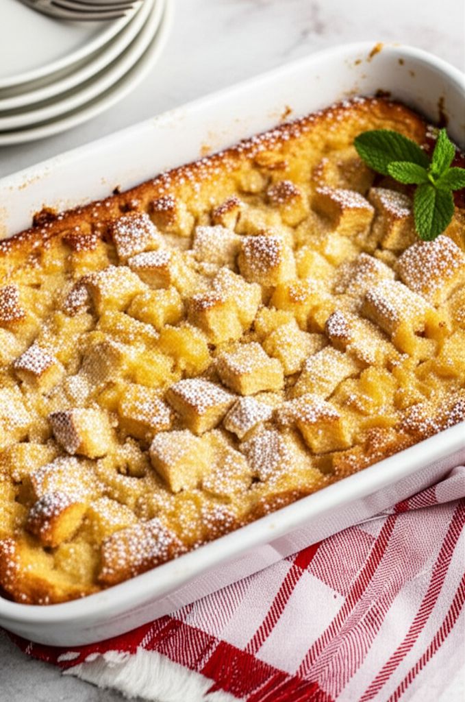 Mom's Pineapple Bread Pudding