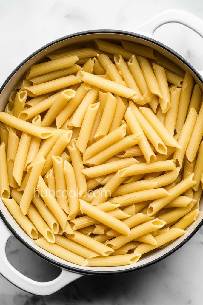 Mostaccioli with Spinach and Feta