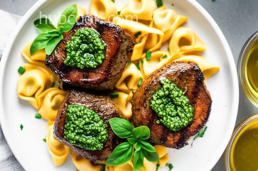 Pesto Steak Confit