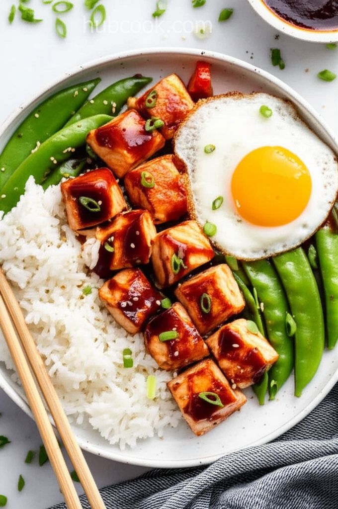 Spicy Salmon and Vegetable Bowl
