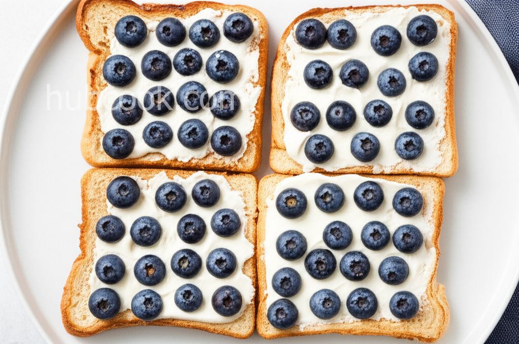 Stuffed Blueberry Toast