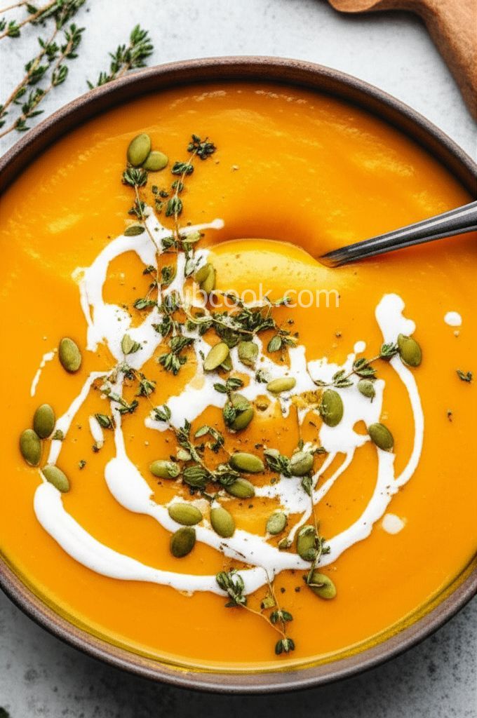 Sweet Vegan Butternut Squash Soup