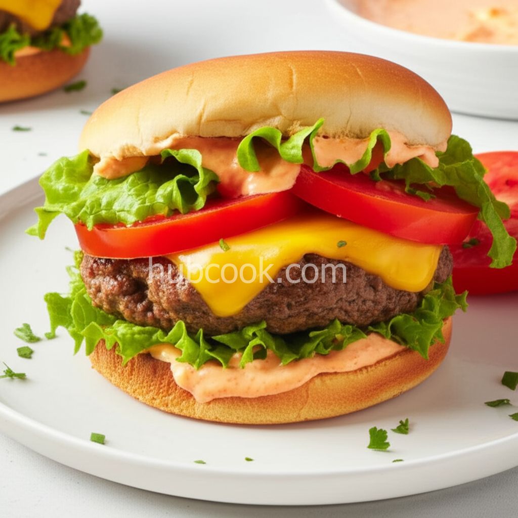 Tex-Mex Burger with Cajun Mayo
