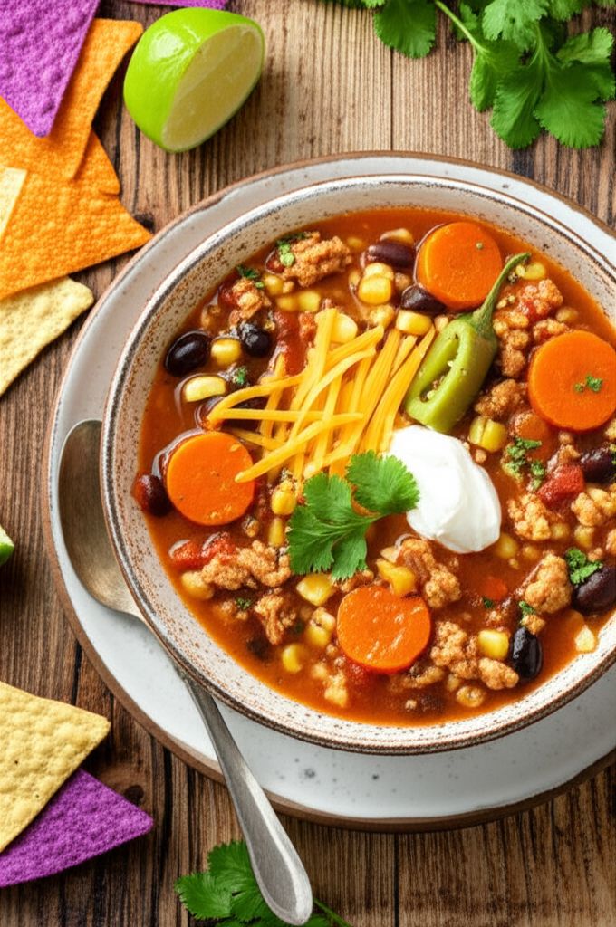Turkey Taco Soup